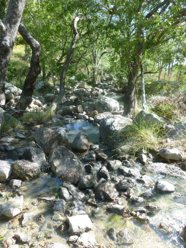 One of the seasonal creeks