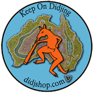 Logo for Didjshop.com the trading company for Surdham Pty ltd