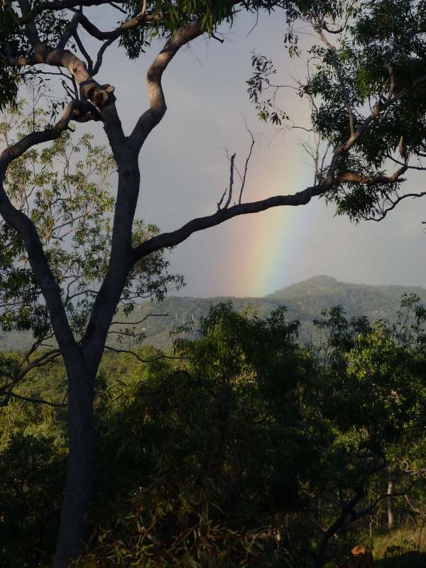 Rainbow looking north