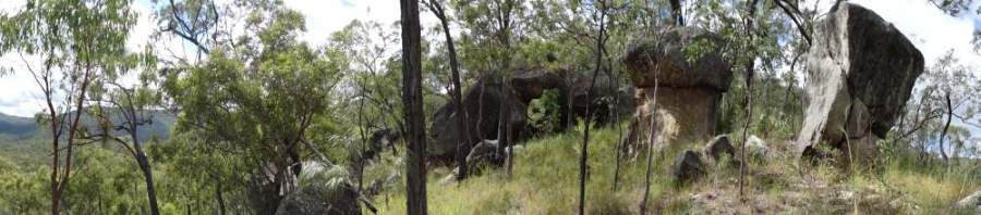 panorama with cave